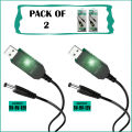 Pack Of 2 SRC-888 High Quality USB Boost Router Cable. 