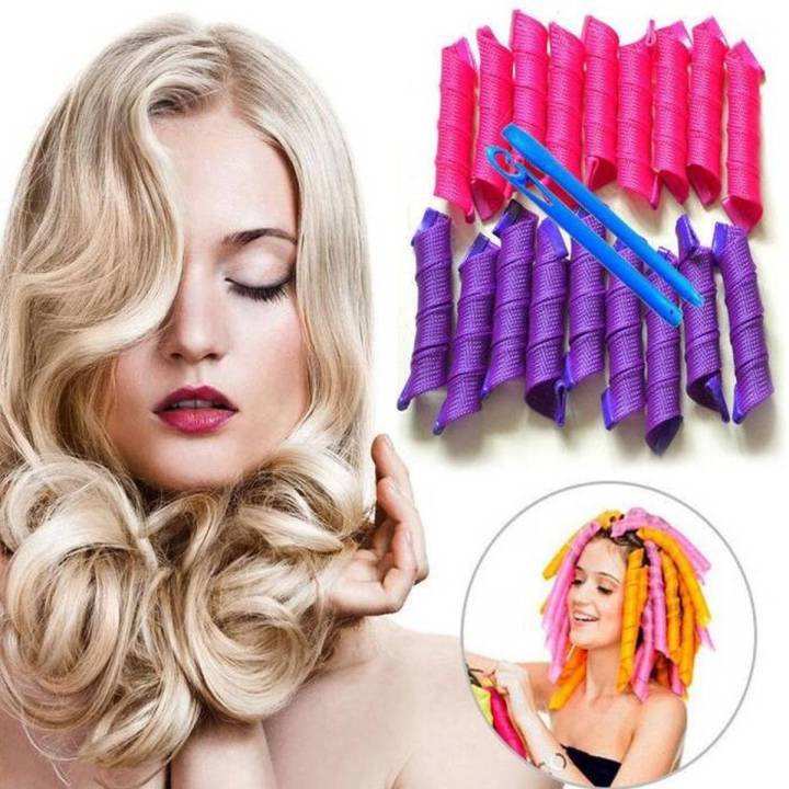 Hair Curler Magic Leverag Hair Curlers for Spiral Curls - Multi-Colored