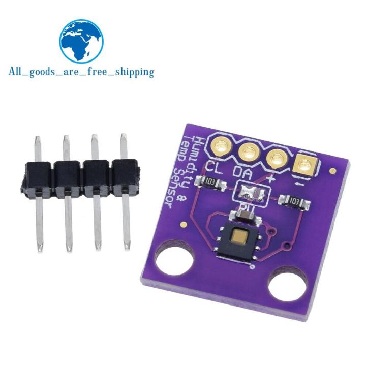 TZT  HDC1080 module Low Power, GY-213V-HDC1080 High Accuracy Digital Humidity Sensor with Temperature Sensor For Arduino