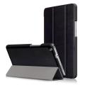 For Huawei Mediapad M3 Lite 8.0 inch Tri-fold Stand Leather Case - Black. 