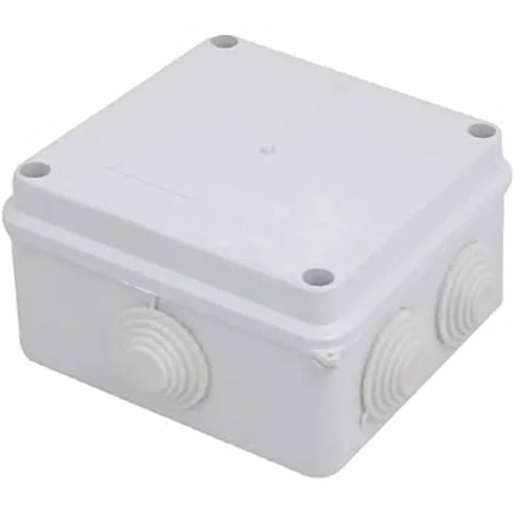 CCTV Waterproof 4x4 Inch PVC Box for Outdoor Camera Connections Waterproof Junction Box for CCTV Cameras