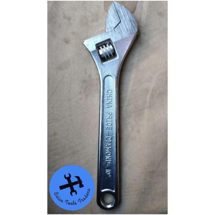 Adjustable Wrench China Pride Diamond Size: 10" Inch