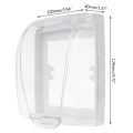 Plastic Wall Switch Waterproof Cover, Wall Socket Waterproof Box Board Panel Switch Protection Box with Flip cap cover | Random Colors. 