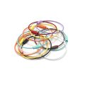 St.kunkka 10pcs/Pack Colorful Stainless Steel KeyChain Wire Keyrings For DIY Jewelry Making Supplies. 