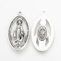 20pcs Tibetan Style Alloy Pendants Miraculous Medal The Blessed Virgin Mary Metal Charms for DIY Bracelet Necklace. 