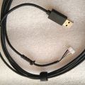 Nylon Braided USB Mouse Cable for logitech G403 hero Wired GPRO Wired G102 Mouse. 