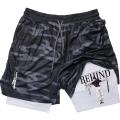 Anime Performance Shorts Toji Printed Men GYM Casual Sports Shorts Workout Running Mesh 2 In 1 Sport Short Pants. 