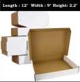 Pack of 20 Packaging Shipping Boxes (white) Corrugated 3-Ply - Sizes Available. 