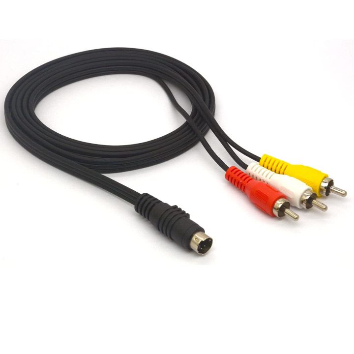 4%20Pin%20S-Video%20Male%20to%203%20RCA%20Male%20Cable%20Conversion%20Cord%20to%20Connect%20PC%20Laptops%20with%204-Pin%20S-Video%20Jacks%20to%20TV%20(2M,%206.5Ft)%20-%20Image%204