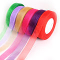 50 Yards/roll Width 20mm Organza Ribbons Wedding Decorative Ribbons Tapes DIY Bow Party Gift Packaging Sewing Accessories. 