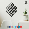 Fully Customized 3D wall decoration items, Wall Art, MDF Wall Decor, Housewarming Gift, Symbol Wall Decor, Wall Design, Wall Decoration Ideas, Endless Knot Wall Decor, Wall Design for Office, Bedroom, School (MDF) – Zento Stores. 