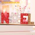 Christmas Decoration Wood Southeast Asian Christmas Wooden Table Decorations Santa Claus Snowman Snowflake Festive Holiday Ornaments Gifts Wooden Christmas Ornament. 