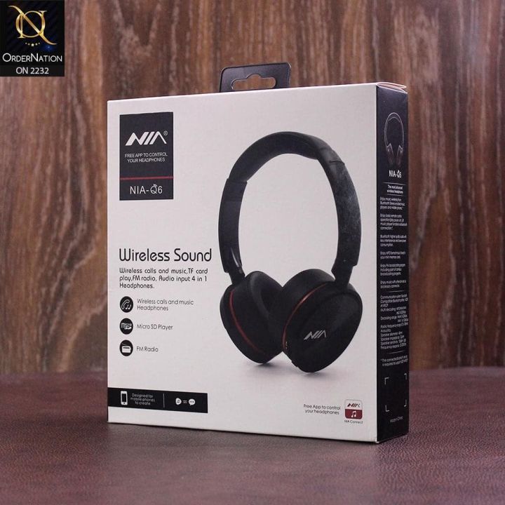 NIA%20High%20Quality%20Q6%20On-Ear%20Wireless%20Bluetooth%20Headphones%20with%20MIC%20and%20Superior%20Bass%20for%20TV,%20Gaming%20and%20Cellphone%20-%20Image%202