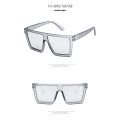 Vintage Oversized Sunglasses Men Retro Goggle Square Women Sun Glasses Eyewear Silver Gafas Sol Ladies Luxury Sunglass. 