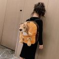 I LOVE DADDY&MUMMY-Cartoon Animal Baby School Bag Cute Lion Plush Doll Anti-lost Kid Boys Girls Backpack Outdoor Picnic Kids Bag. 