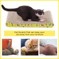 MARGOUN Cat Scratcher Cardboard Cat Scratch Pad Wave Design , Cardboard Scratch Post Catnip Bed. 