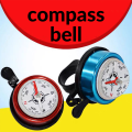 Bicycle Bell Bike Bicycle Bells Mountain Bike Handlebar kompass Ring Aluminum Cycling Bike Horn Cycling Equipment. 