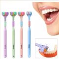 Three Sided Toothbrush Soft Bristles Gentle Clean Replaceable Heads 360 Degree Coverage Toothbrush. 