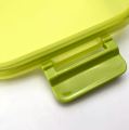Lunch Box 3 Compartments With One Inner Box 900 ml Viassin BPA Free Size 6.5 x 2.2 Inches, Multicolors. 