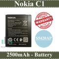 Nokia C1 Battery S5420AP Replacement Premium Quality 2500mAh Battery For Nokia C1. 