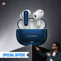 Audionic Airbud 425 Quad Mic | ENC Wireless Earbuds | Gaming mode Low Latency TWS Earbud With 40 Hours Playtime | IPx4 Water Proof Wireless Earphones With Voice Assistance Bluetooth Ear buds And Headphones. 