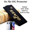 Redmi K40 / K40 Pro / K40 Pro Plus / K40s OG Glass Protector HD Plus Super Tuff Screen Glass Premium Protector, OG Protector for Redmi K40 / K40 Pro / K40 Pro Plus / K40s. 