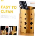 Stainless Steel Spoon Holder for Spoons Forks Kitchen Utensils - Silver, Golden. 