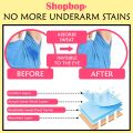SHOPBOP 10 Pcs Sweat Pads For Under arms For Women | Armpit pads| Prevents Stains | Absorbs Sweat & Unpleasant Odour | Breathable. 