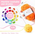 8 PCS Multicolor Embroidery Thread Yarn Set with Free Qureshia Needles | Premium Sewing Kit for Crochet, Hand Stitching & DIY Craft. 