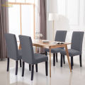 Dining Chair Cover Set of 4 Pc , 6 Pc and 8 Pc Elastic Fitted Solid Color Cover Comfortable Chair Cover For Dining Room. 