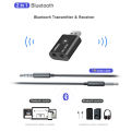 Kebidu USB Bluetooth 5.0 Launcher Receiver Adapter 2 in 1 Wireless Audio Adapter for T V PC Computer Speaker Car. 