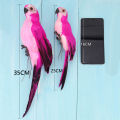 25/35cm Artificial Parrot Animal Bird Lawn Model Ornament Yard Garden Decoration. 