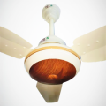 PAK Fan AC /DC Crystal 35 Watts Ceiling Fan Remote Control - 56 inches  energy saver fan - Dark Wood. 