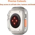 49MM Transparent Case For Smart Watch - Back & Full Covered Jelly - High Quality Silicone Case  - Full Jelly Soft Silicone 360 Screen Protective Full Case For Ultra Smart Watch. 