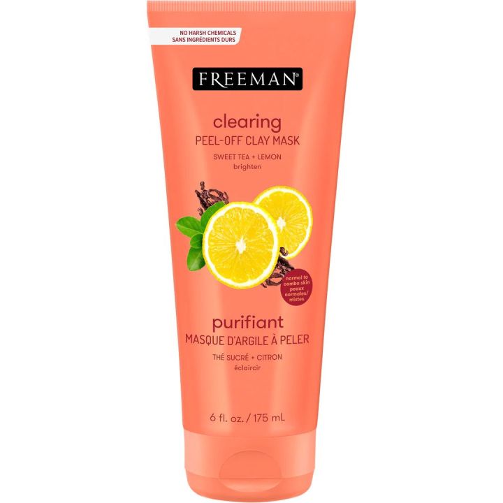 Freeman (USA) Feeling Beautiful Clearing Sweet Tea & Lemon Peel Off Clay Mask 175 ml