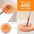 Orange Duster Mop. 