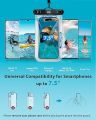 YOSH IPX8 Floating Waterproof Phone Pouch, Floatable Waterproof Phone Case Dry Bag for Swimming for all universal smartphones up to 7.5. 