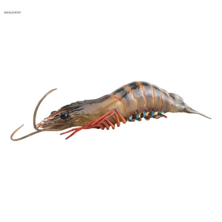 prawn Creatures Toy Figures prawn Action Figure Toys prawn Model for Teaching