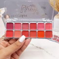 12 SHADES MATTE CREAM LIPSTICK PALETTE WITH MIRROR. 