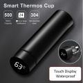 500ml Temperature Display Water Bottle, Coffee Travel Mug Leakproof Smart Mug, Coffee Thermos, Smart tea Bottle, Tea Infuser Bottle, Sports Water Bottle, Double Wall Vacuum Insulated Water Bottle, Vacuum Insulated Mug 304 Stainless Steel, led Touch Scr. 