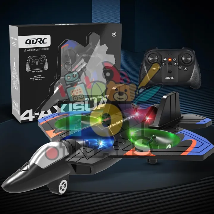 4DRC%20V32%20Remote%20Control%20Fighter%20Jet%20%E2%80%93%20Foam%20RC%20Airplane%20with%20LED%20Lights,%20360%C2%B0%20Flip,%20Stunt%20Roll%20&%20Rechargeable%20Battery%20%7C%20RC%20Training%20Jet%20for%20Kids%20&%20Adults%20-%20Image%202