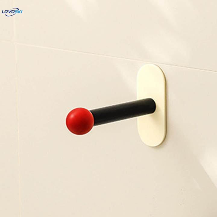Wall%20Mounted%20Hanger%20Organizer%20Rag%20for%20behind%20The%20Door%20Laundry%20Room%20Bedroom%20Red%20Ball%20-%20Image%204