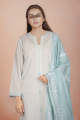 Saya 1 Piece Dupatta For Women and Girls - Fabric: Cotton - Colour: Blue - Designcode: WASD-121. 