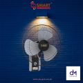Smart Fans "Executive" model 18" Wall Bracket Fan Plastic base Metal blade-Black-Grey  Naveed Industry. 