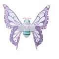 Cosplay Dress Up With Lights Moving Fairy Butterfly Wings DIY Assembly Adjustable Strap Electric Butterfly Wings Glowing Safety Fairy Flying Toy Halloween. 