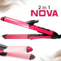 Nova 2 in 1 Hair Curler & Straightener 2009 - pink. 