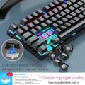 Keyboard Gaming Mechanical (Aula S-2022 Blue Switch) 20 dazzle effects clicker sound RGB mechanical keyoard. 