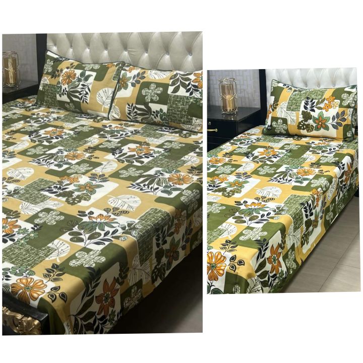 3PC Cotton Bedsheet BD-72 main image 0