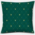 Dark Green Pattern Square Pillowcase Pillow Pillowcase Car Home Decoration Ornament Sofa Bed Decoration Pillow Pillowcase. 