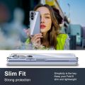 Shockproof Case for Samsung Galaxy Z Fold 6 Transparent Ultra-Thin Slim Fit Hard PC Back Soft Edge Cover. 